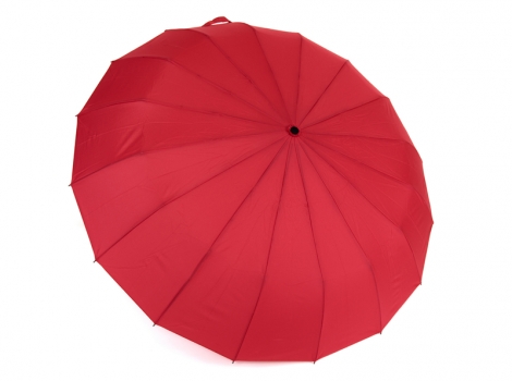 Сверхпрочный женский складной зонт на 16 спиц