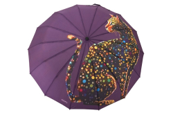 Женский зонт-автомат "КОТЫ" ТРИ СЛОНА