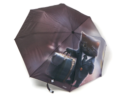 Женский зонт-полуавтомат "Котята"