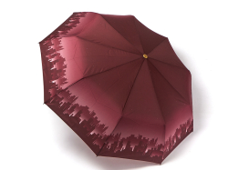 Женский зонт-автомат "Города" 9 спиц