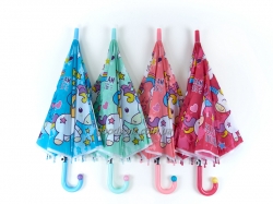 Зонтик для детей с единорогами