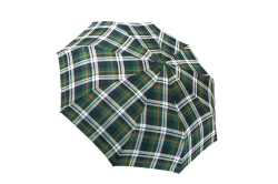 Женский зонт-автомат в клеточку 9 спиц