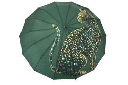 Женский зонт-автомат "КОТЫ" ТРИ СЛОНА